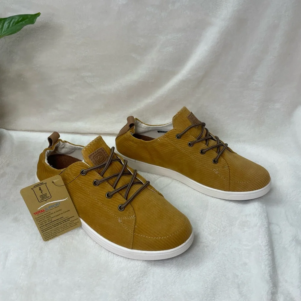 Spenco Santa Clara Cozy Shoes Mustard 11D US/ 41.5D‎ EU, F 636
